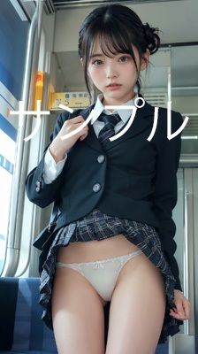 電車の中で脱いじゃうよ サンプル1ページ目