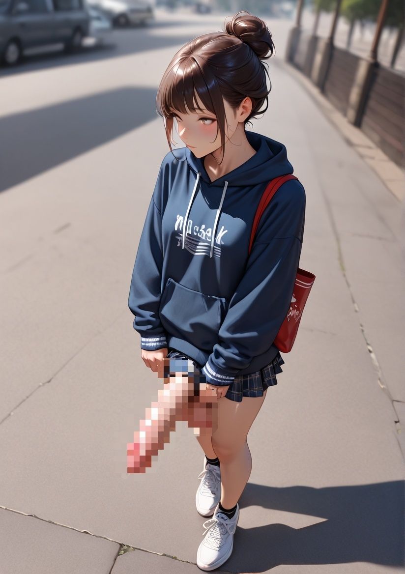 ふたなりコスプレ写真集 私服編 サンプル3ページ目