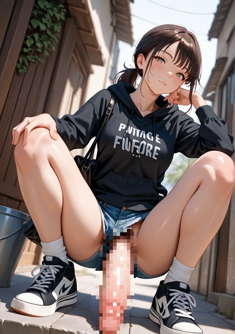 ふたなりコスプレ写真集 私服編 サンプル4ページ目
