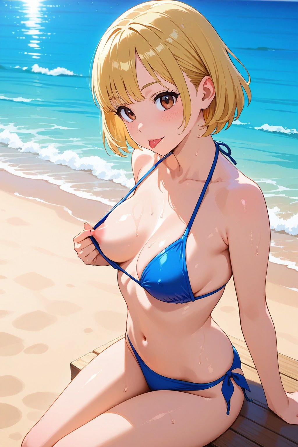 太陽とビキニとS〇X サンプル7ページ目