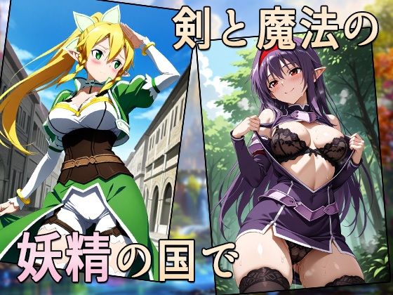 【ALO】妖精女子達と秘密の種付け交尾（フェアリーダンス） サンプル1ページ目