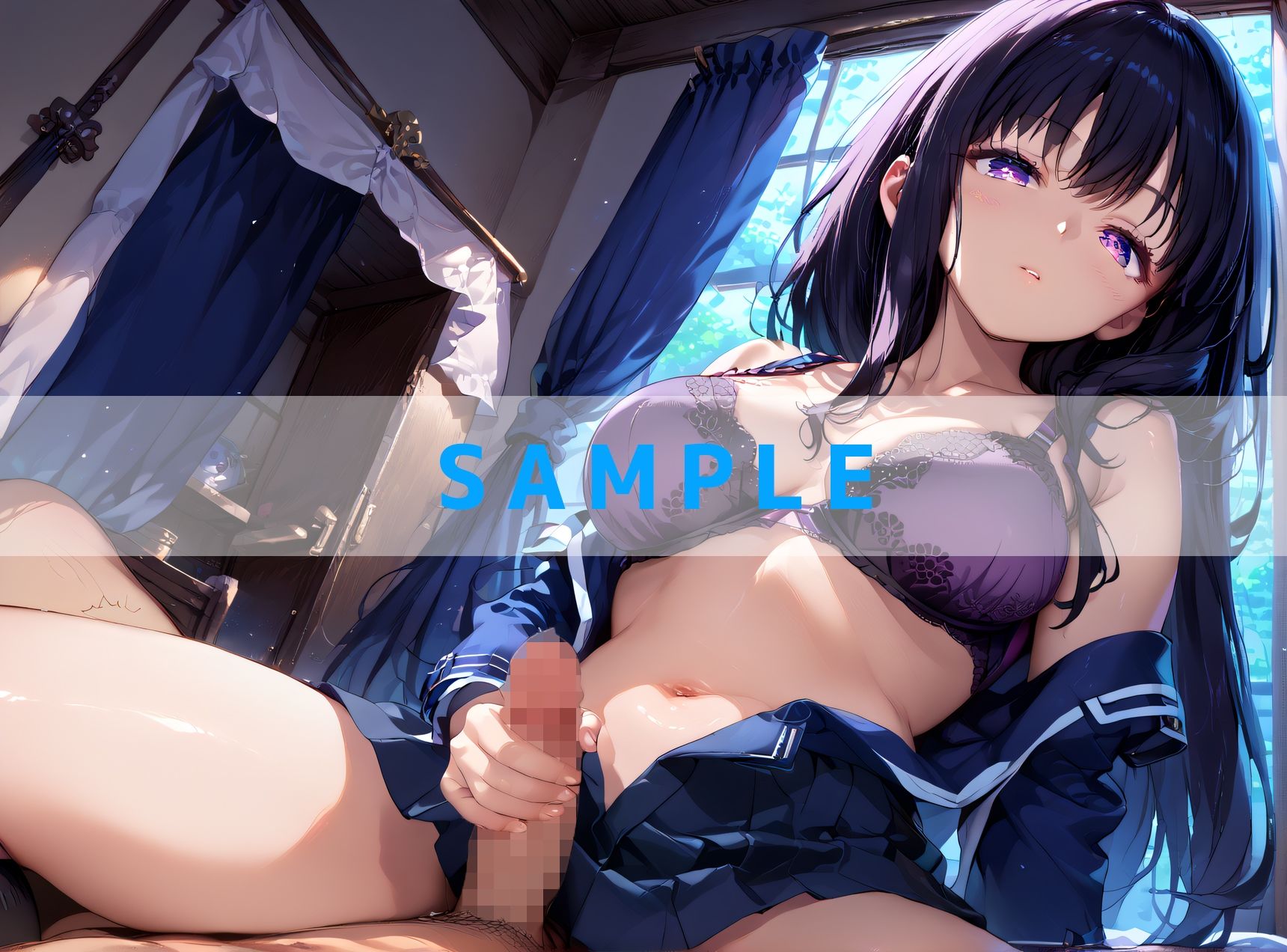 えっちな日常（リ〇リス・リ〇イルver） サンプル1ページ目