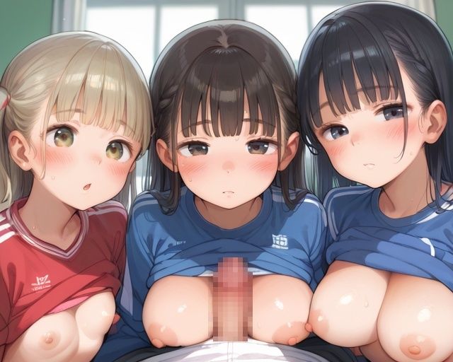 スポーツ巨乳ロリ 神奉仕ハーレム 【NTR 女複数vs男1人 中出し】 スポーツ少女達と野外SEXで大量中出し！精子がぶりゅぶりゅと逆流するまで射精する！ サンプル2ページ目
