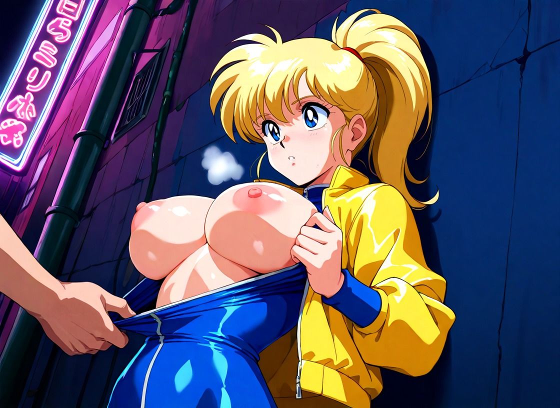 噂の裏通りビッチと援JOY路上で生SEX サンプル1ページ目