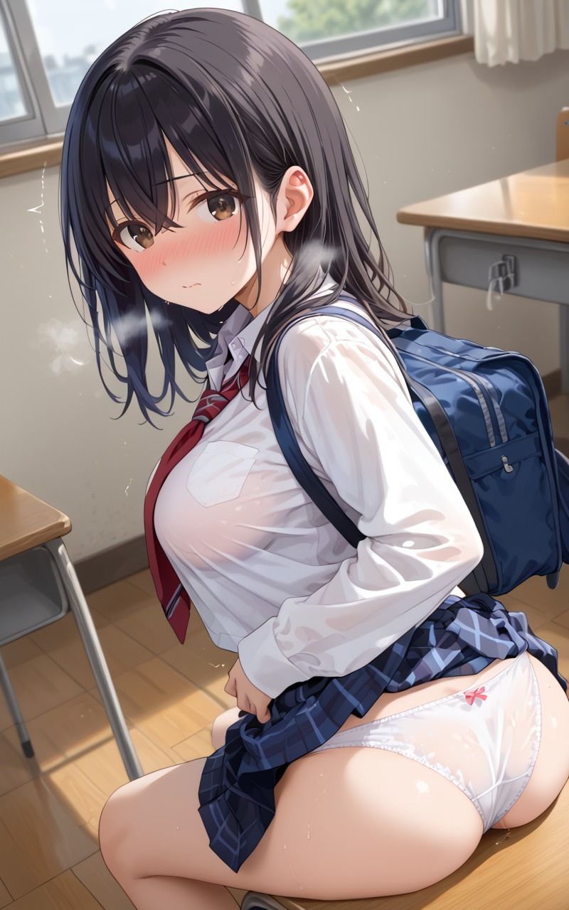 色気のある彼女にチンポ生ハメ〜女子校生に種付け サンプル3ページ目