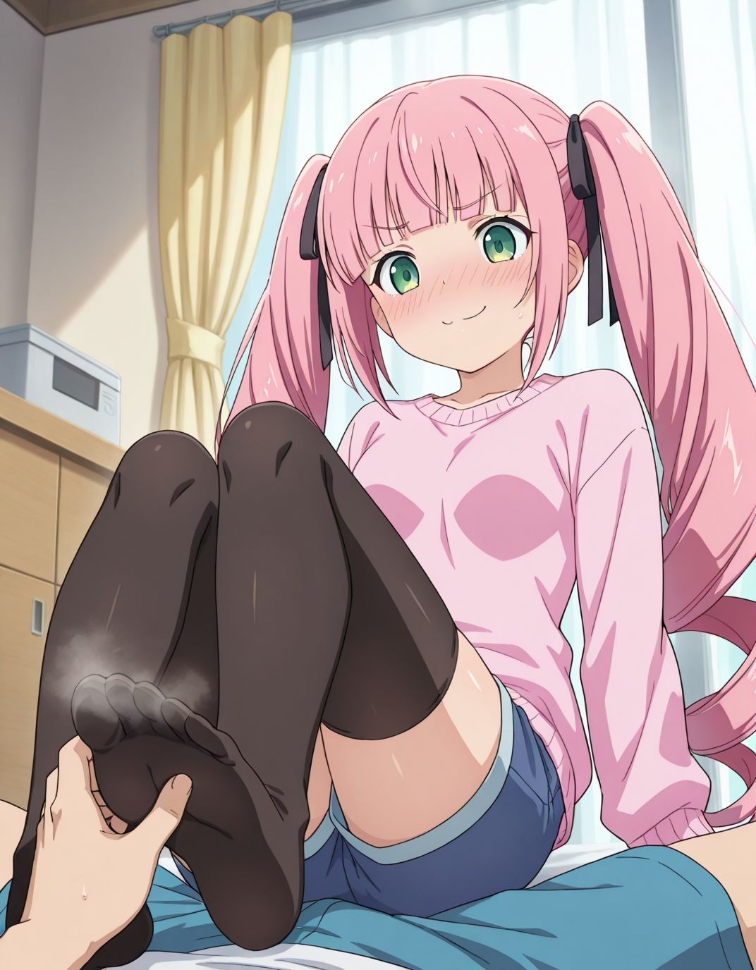 【216枚】周東二千華のエロい足コキで大量射精したいっ！【オリジナル】［216 photos］ I want to ejaculate a lot with the erotic footjob of Sudo Nichika！ ［Original］ サンプル3ページ目