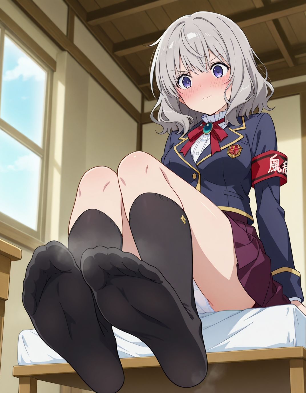 【216枚】粟津希歩のエロい足コキで大量射精したいっ！【オリジナル】［216 photos］ I want to ejaculate a lot with Awazu Noa erotic footjob！ ［Original］ サンプル2ページ目