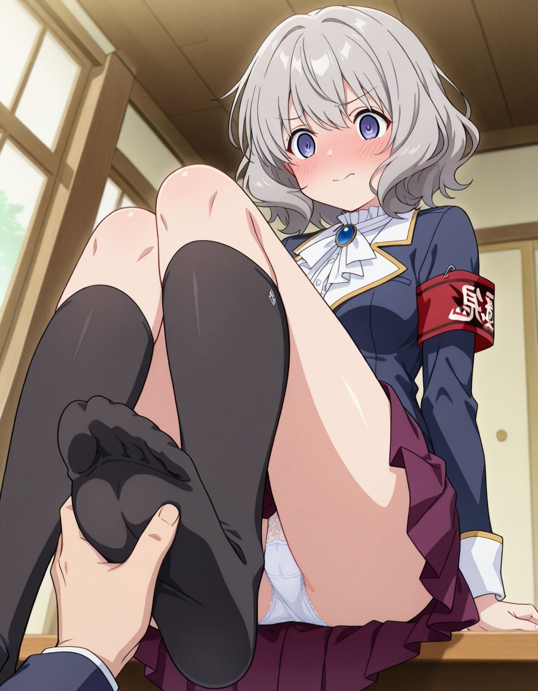 【216枚】粟津希歩のエロい足コキで大量射精したいっ！【オリジナル】［216 photos］ I want to ejaculate a lot with Awazu Noa erotic footjob！ ［Original］ サンプル3ページ目