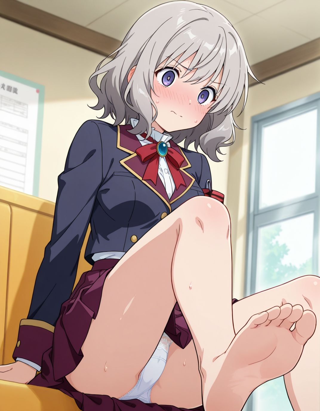 【216枚】粟津希歩のエロい足コキで大量射精したいっ！【オリジナル】［216 photos］ I want to ejaculate a lot with Awazu Noa erotic footjob！ ［Original］ サンプル5ページ目