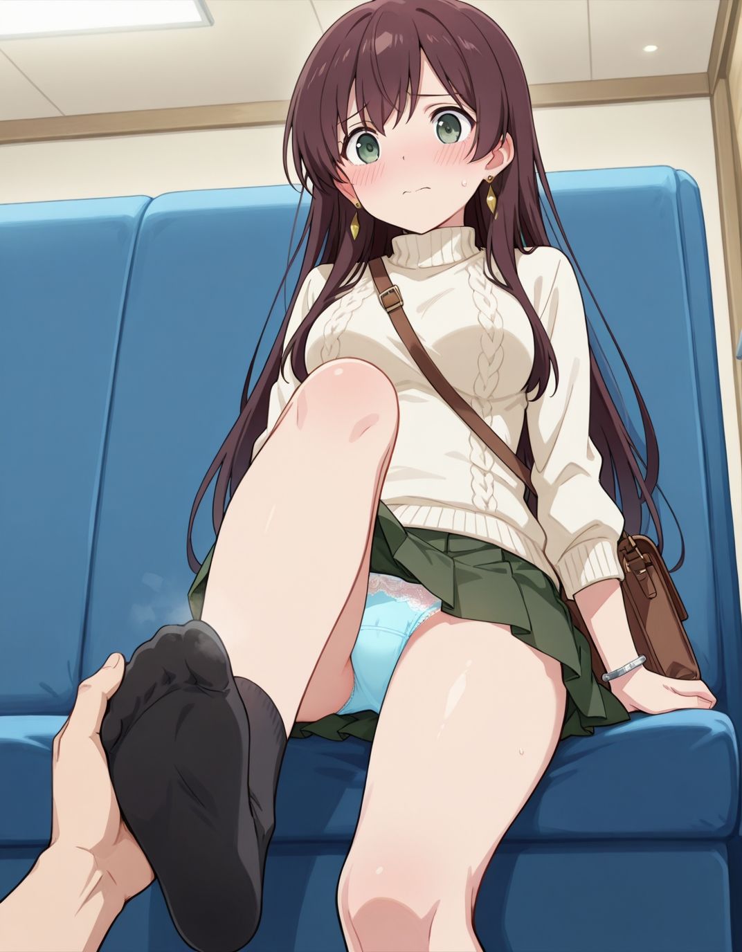【195枚】小澄由夏のエロい足コキで大量射精したいっ！【オリジナル】［195 photos］ I want to ejaculate a lot with Yuna Kozumi erotic footjob！ ［Original］ サンプル3ページ目