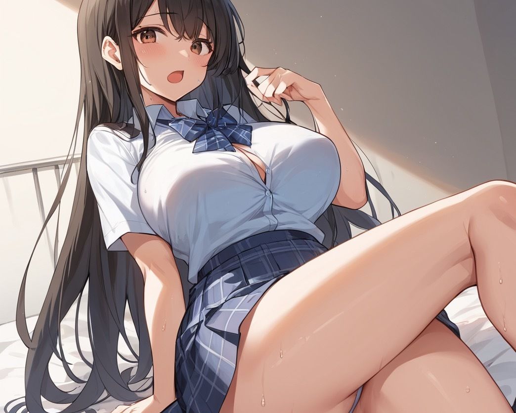 小悪魔な爆乳ギャルと種付けセックス サンプル7ページ目