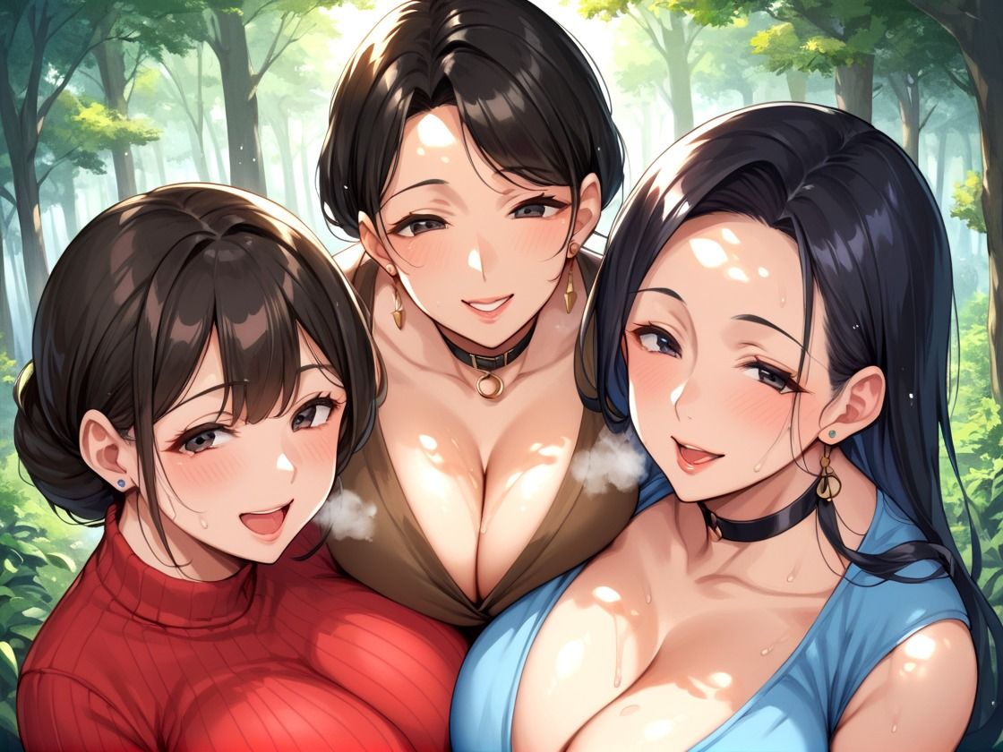 巨乳をもてあます人妻と種付けハイキング サンプル1ページ目