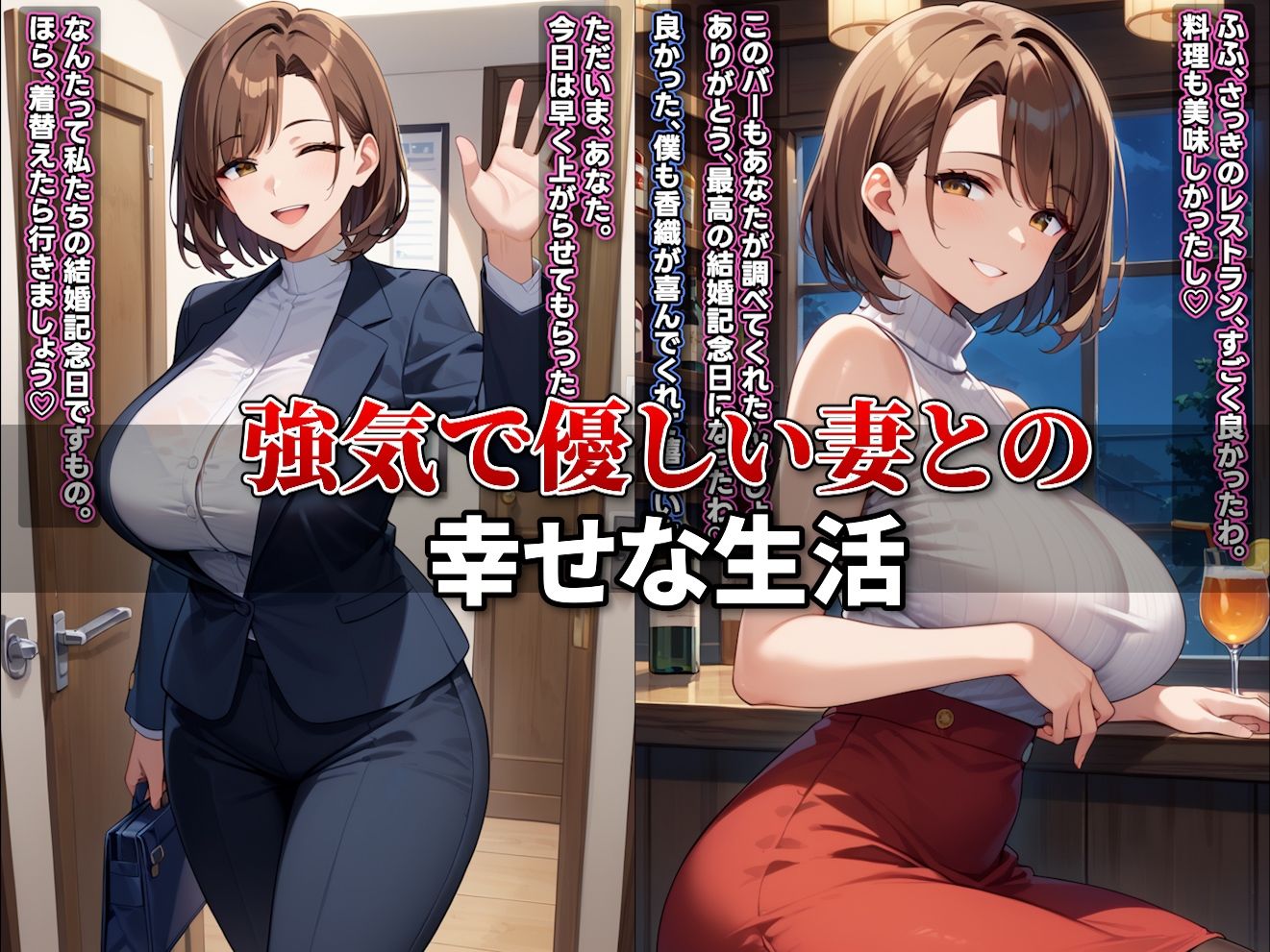 僕の強気な妻は今日もBBCに寝取られている サンプル1ページ目