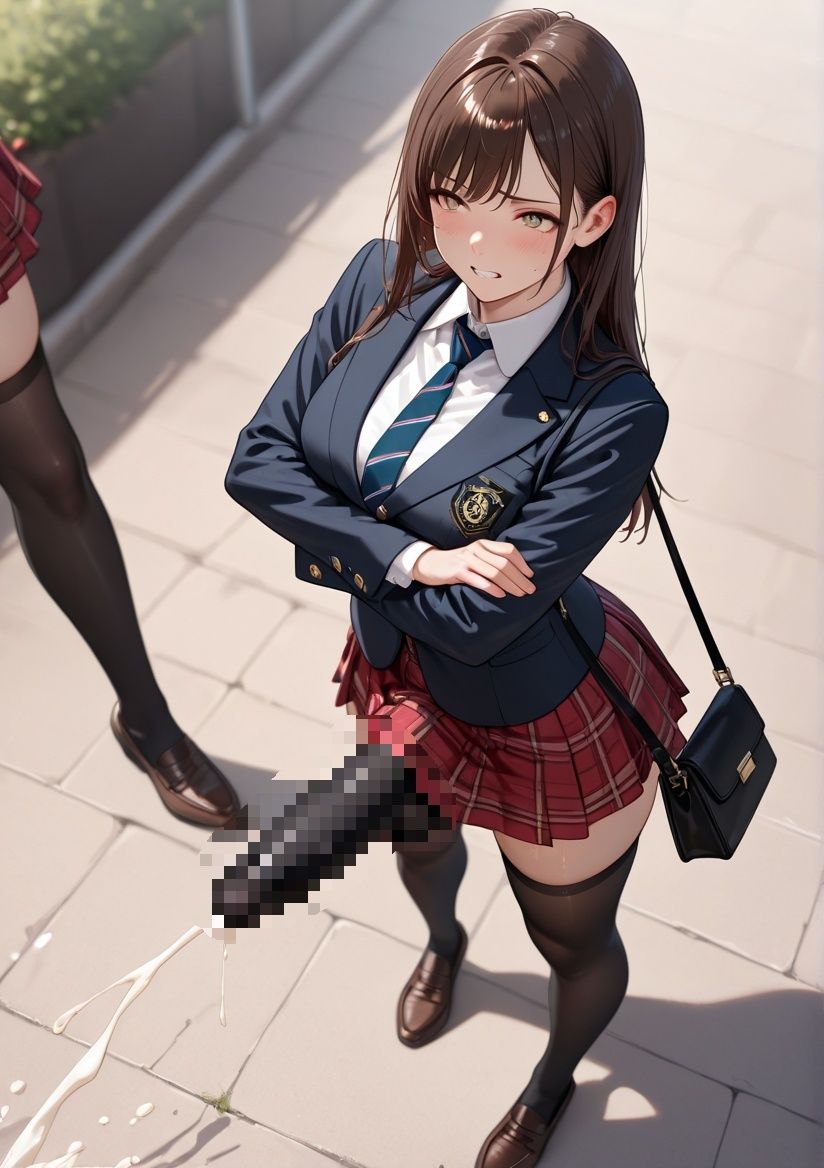 ふたなりコスプレ写真集 制服編 サンプル7ページ目