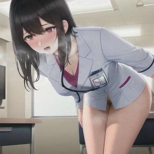 えっちな女医さんがいる病院  黒髪ちゃん編 サンプル1ページ目