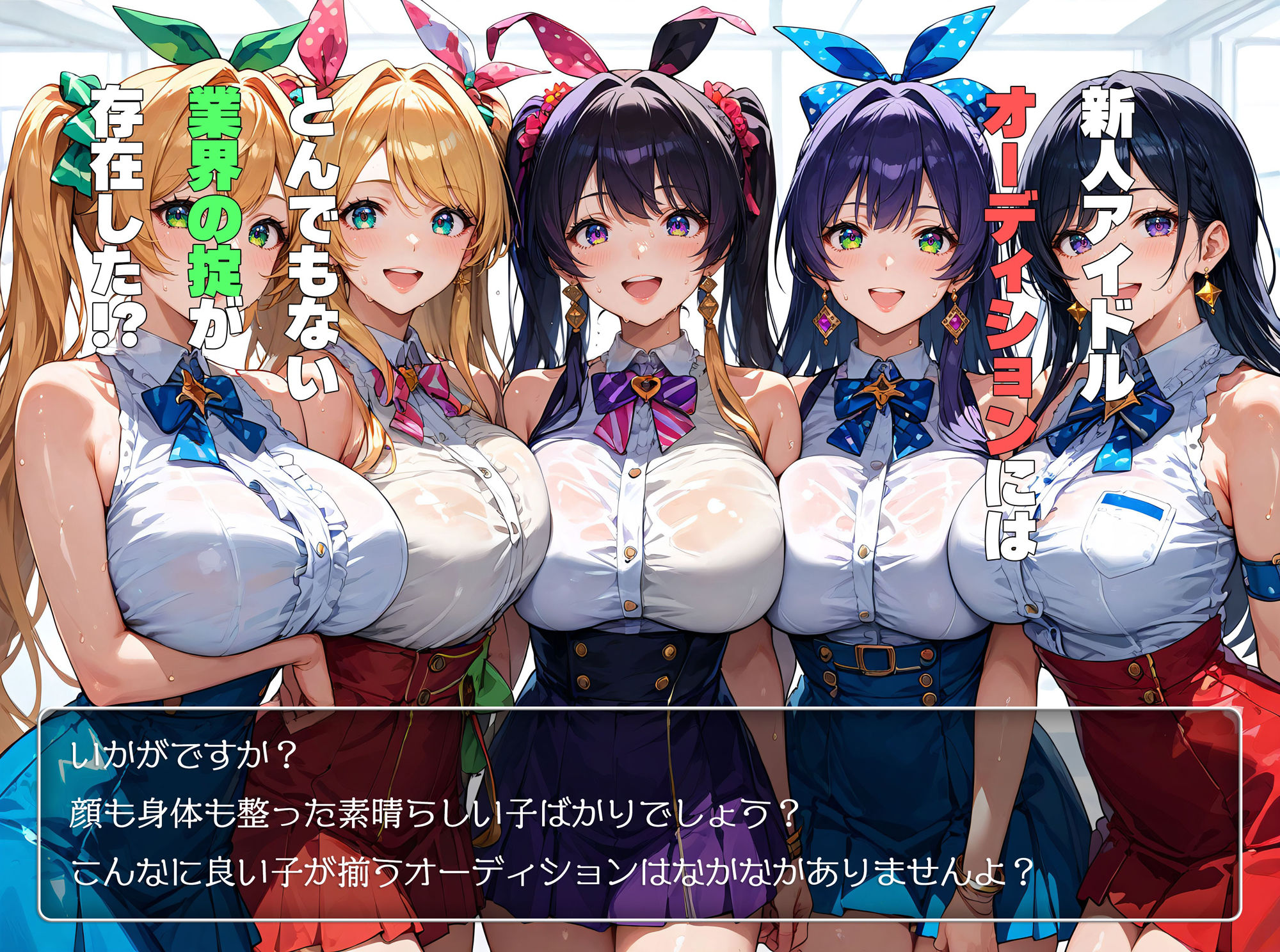 新人アイドルオーディション！ヤレば売れっ子！ サンプル2ページ目
