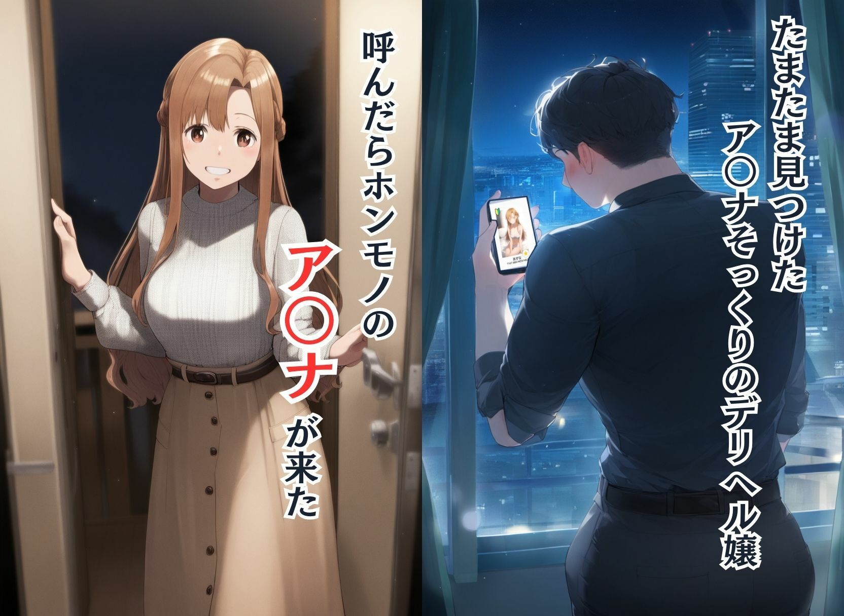 デリヘル呼んだらア〇ナが来た サンプル1ページ目