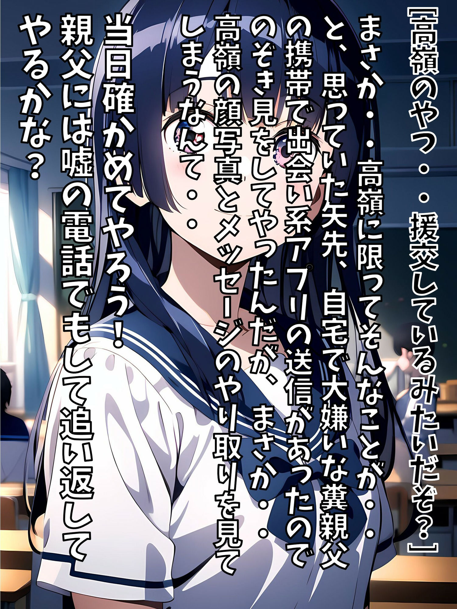 援交の代償 彼女の秘密を知ってしまったからにはしっかりハメてしまおう サンプル3ページ目