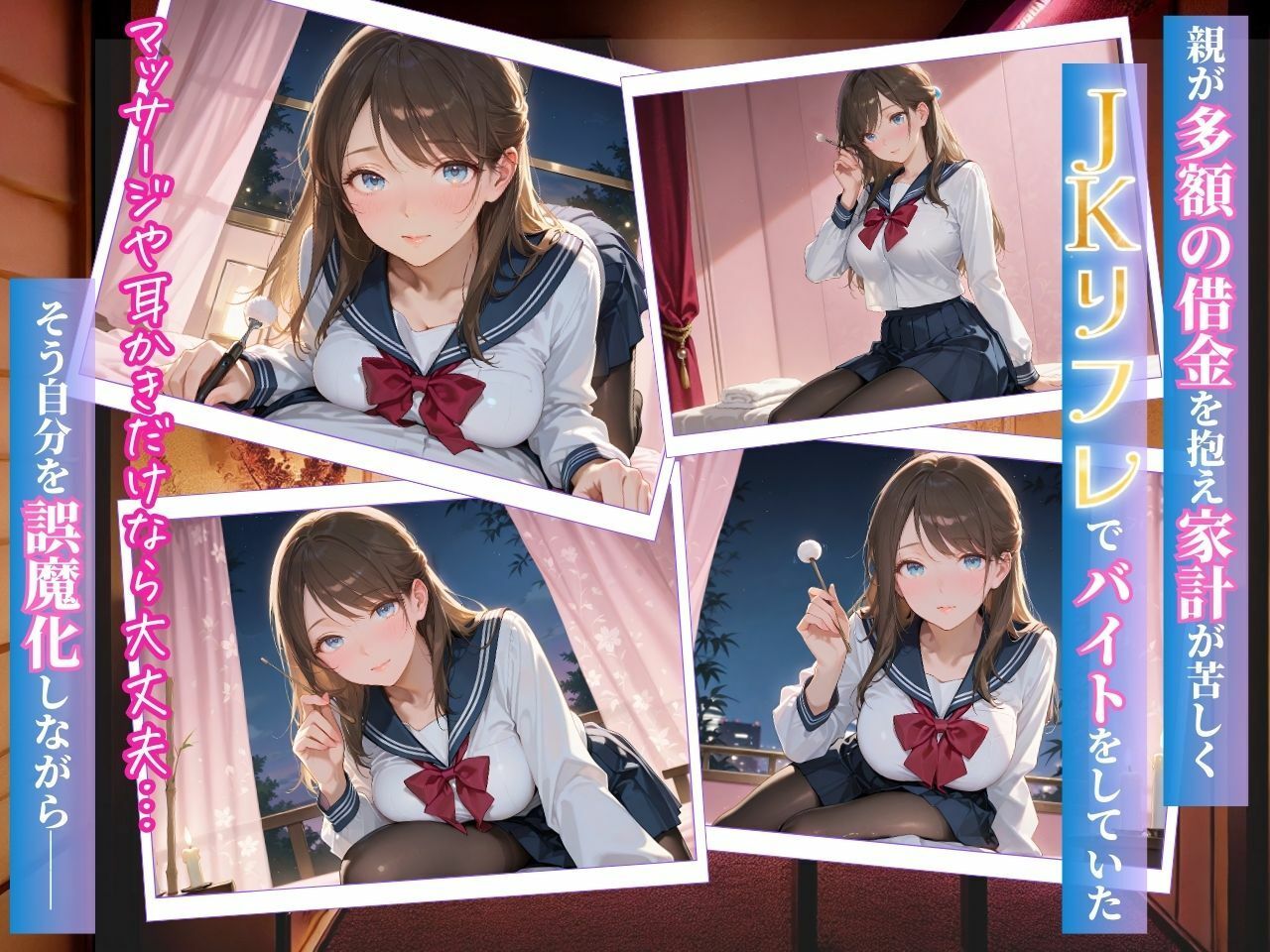 女子校生リフレ（Vol.1） 先生にバレたので無理やり口止め裏オプ生本番！ サンプル2ページ目