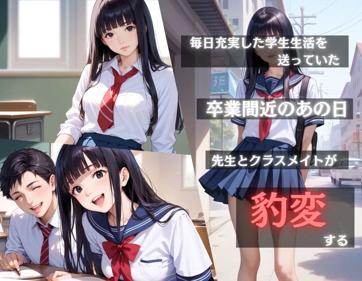 輪●〜先生とクラスのメイトに犯〇れ快楽堕ち〜レ×プ サンプル2ページ目