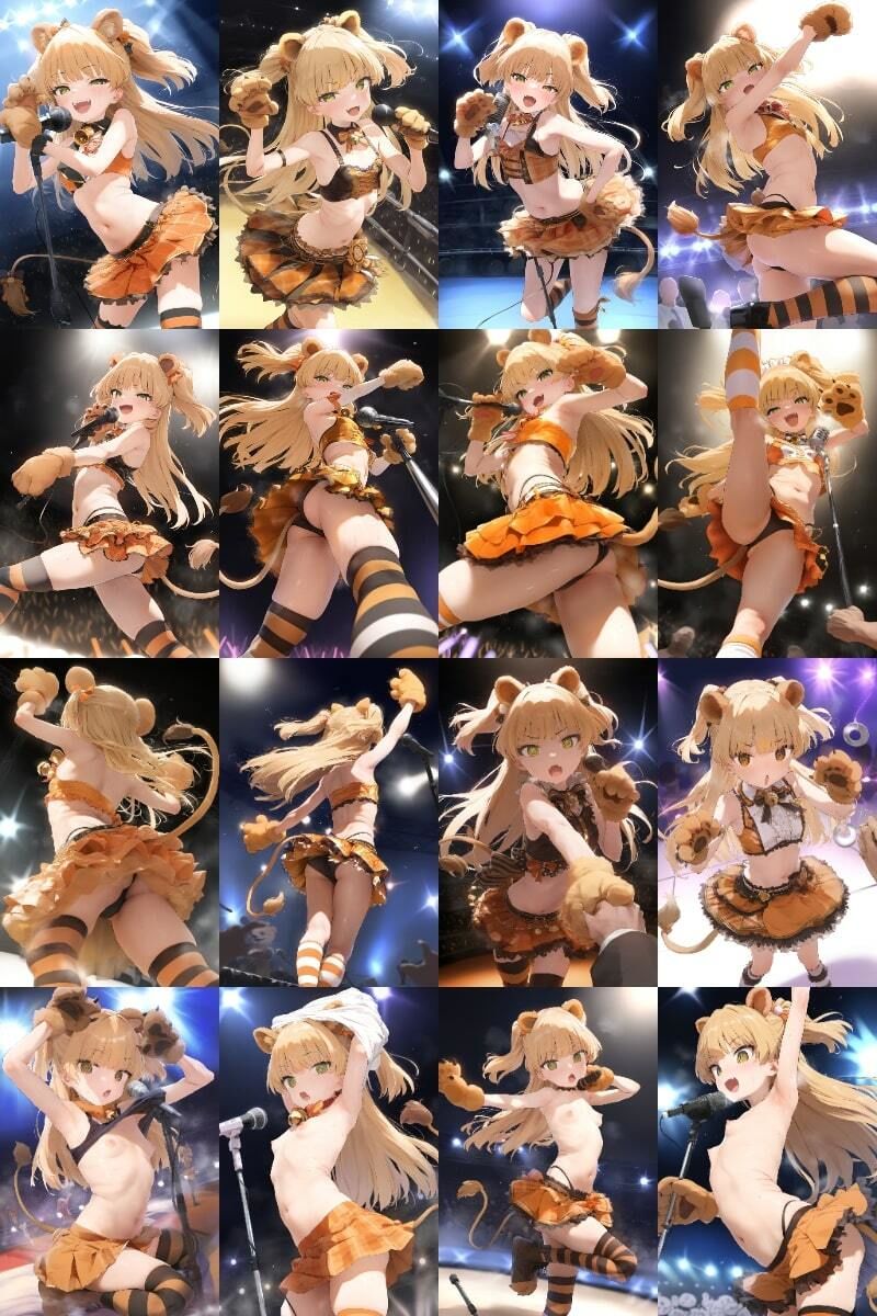 【500枚】催●＆解除〜ステージで放尿裸踊りライブ→催●解除でアイドル生命終了〜城ヶ崎莉嘉 サンプル8ページ目