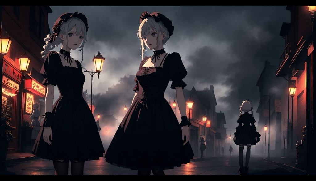 霧の中のゴシックロ○ータ少女 サンプル1ページ目