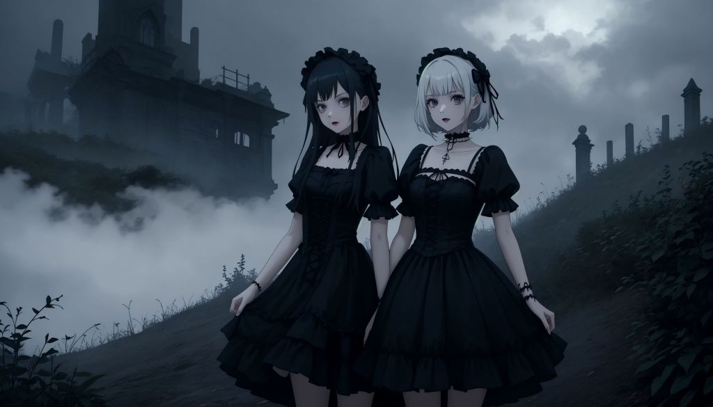 霧の中のゴシックロ○ータ少女 サンプル4ページ目