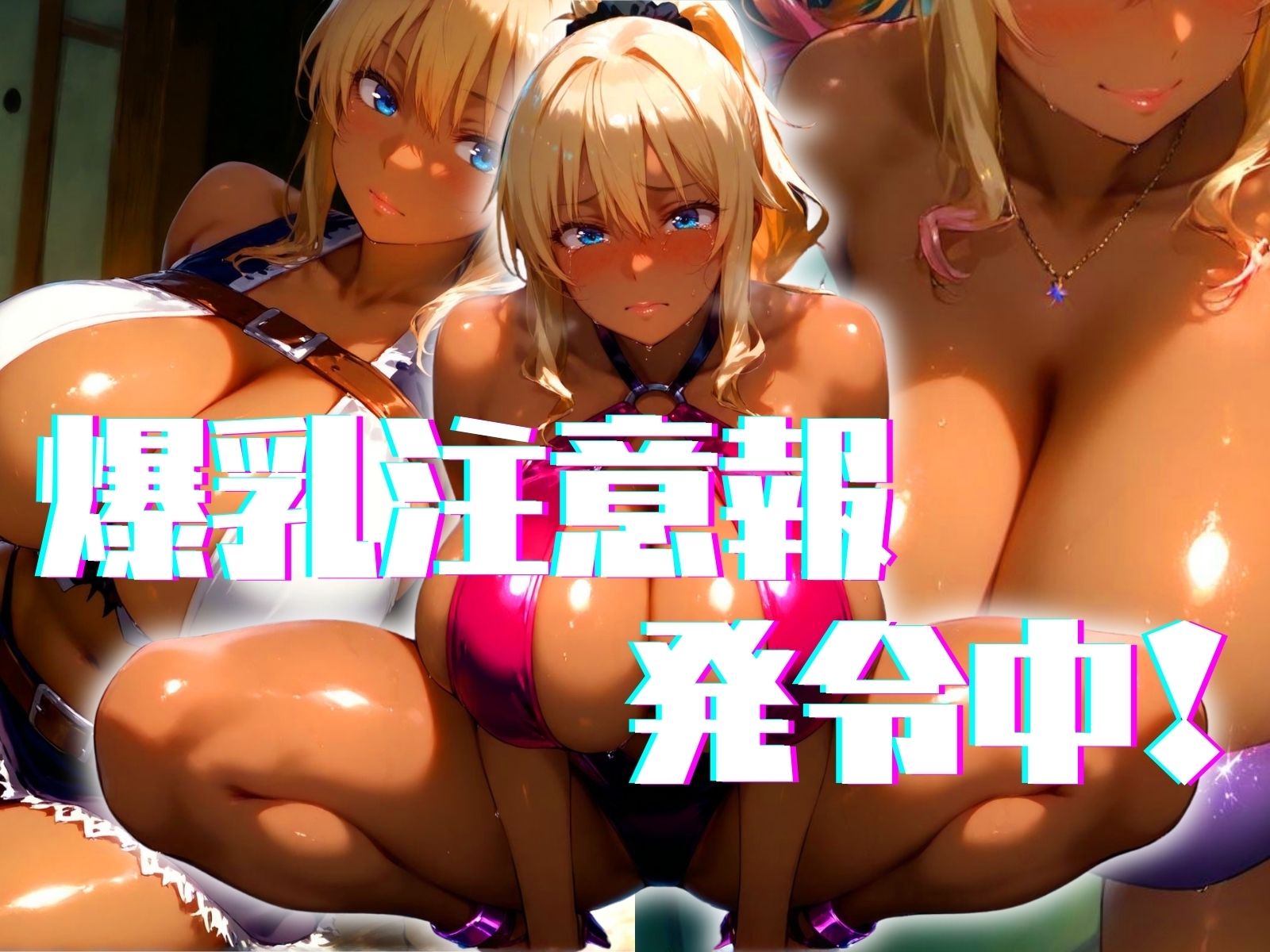 際どい下着×爆乳ギャルは破壊力∞ サンプル1ページ目