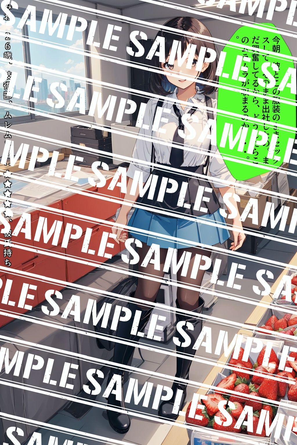 黒ストブーツ、私の脚にひざまずけ vol.1 サンプル3ページ目