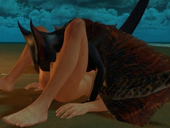 MHモンハンからなんとナルガクルガ登場！獣人大好きケモナー歓喜の動画パック！ サンプル9ページ目