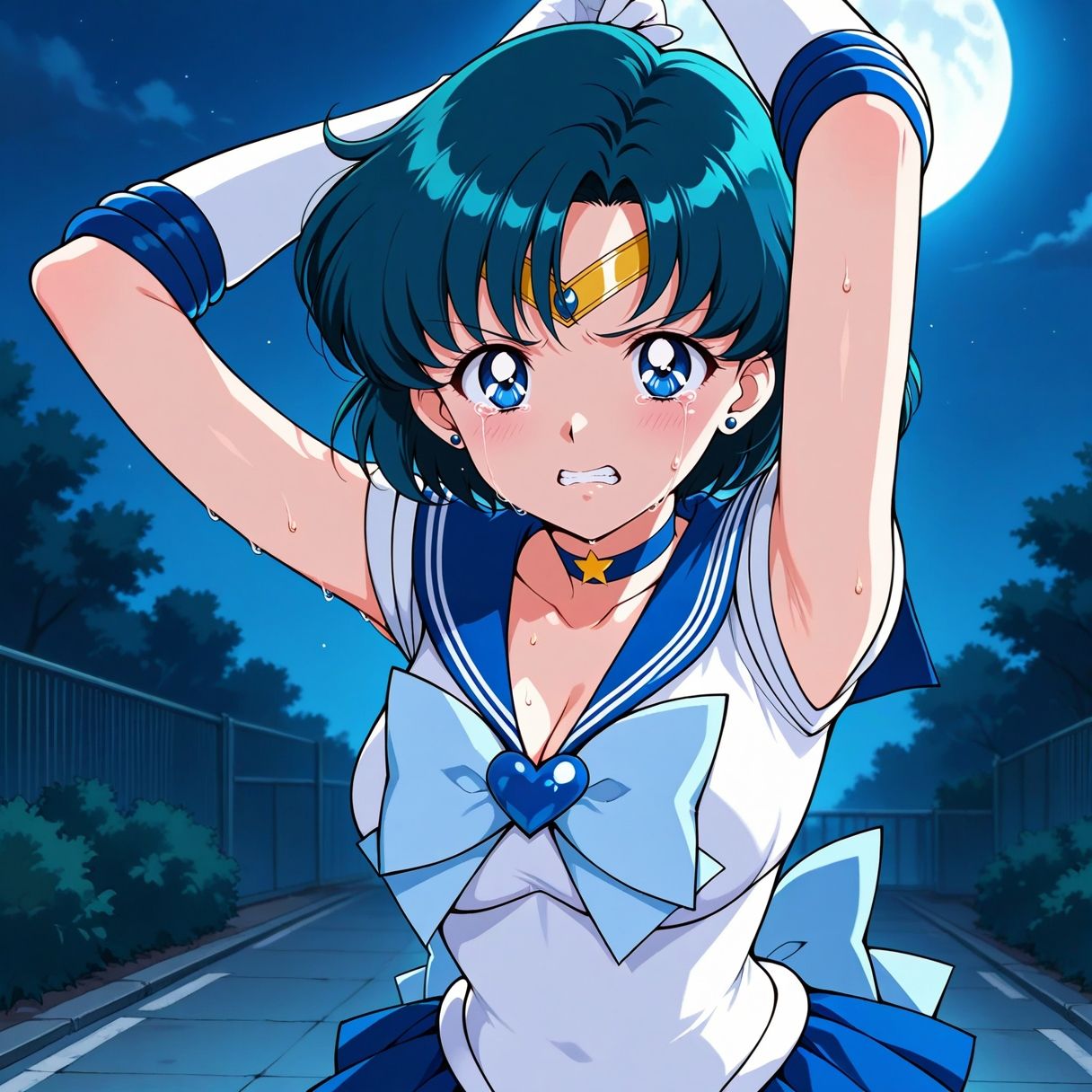 汚された美少女戦士-セーラーマーキュリー/水野亜美- サンプル1ページ目