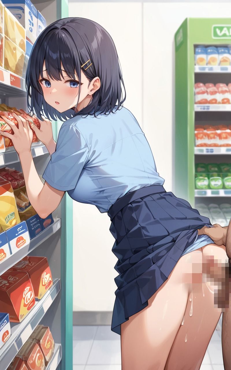 バイトの女子校生に店長ピストン サンプル4ページ目