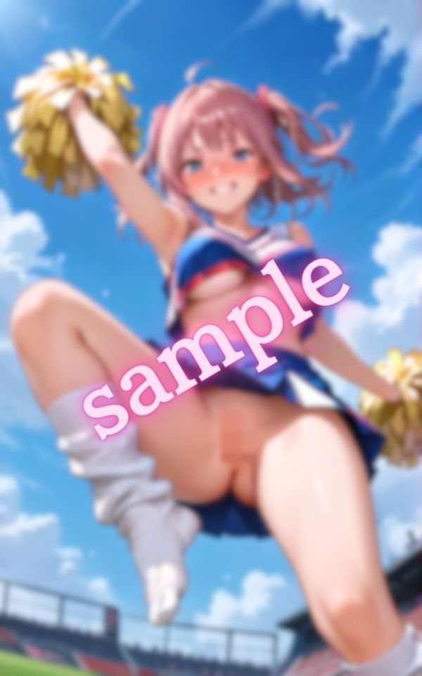 チアガールのノーパンミニスカ姿に発情してしまう画像集 サンプル2ページ目