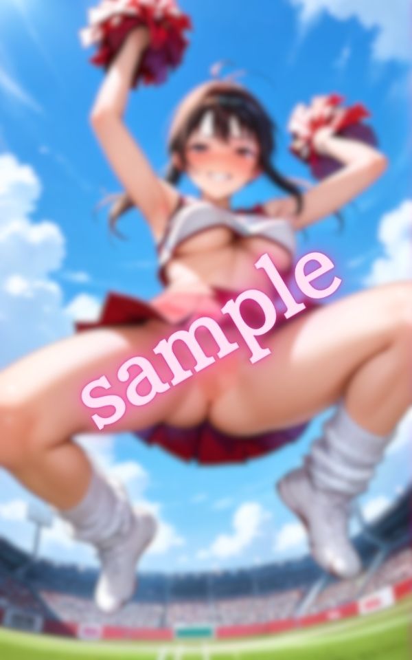 チアガールのノーパンミニスカ姿に発情してしまう画像集 サンプル3ページ目