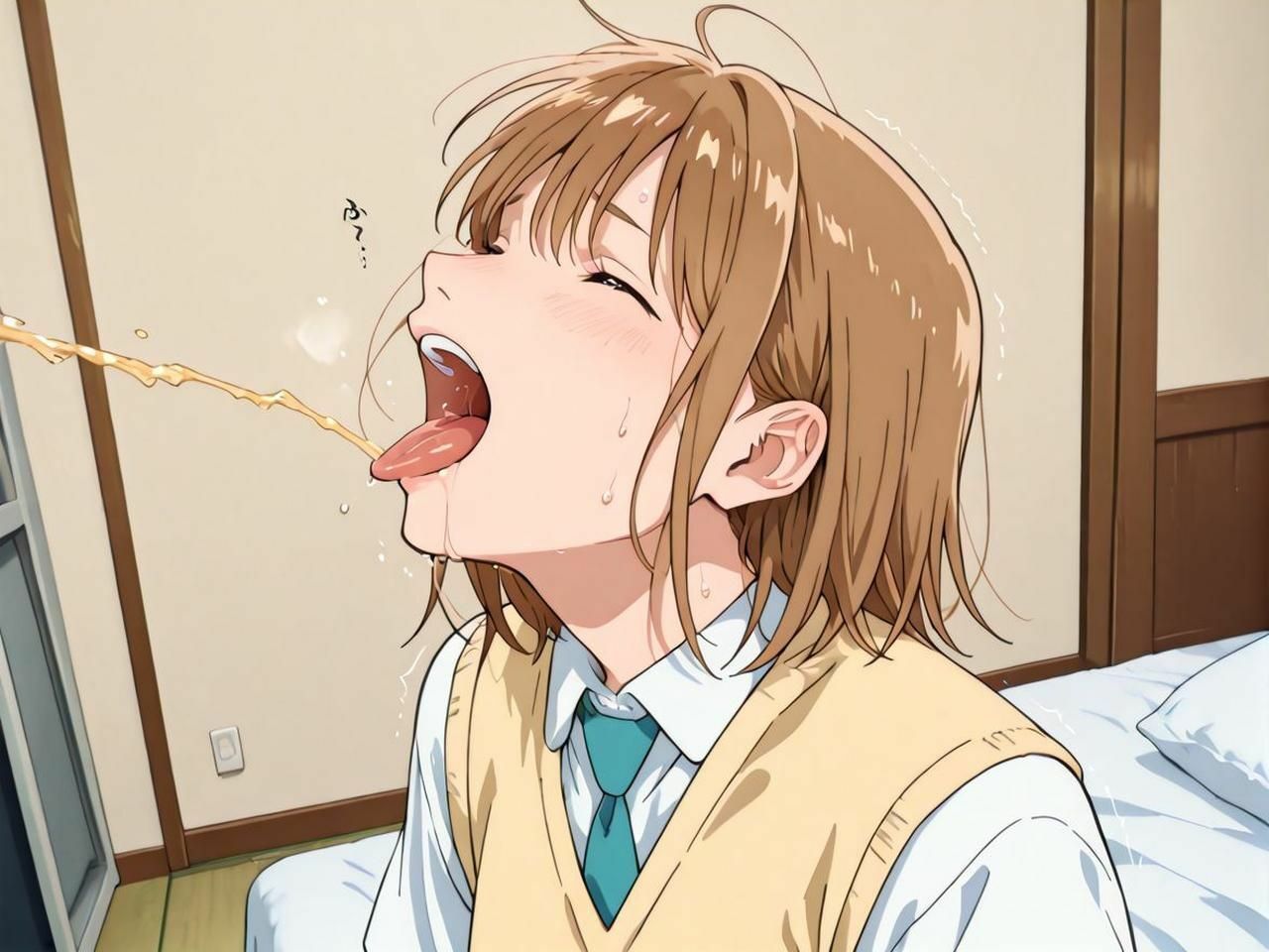 【ア◯のハコ】鹿◯千夏がバカ面下げて キモハゲ親父達にめちゃくちゃにされるエロCG作品【トー横デビュー】 サンプル7ページ目
