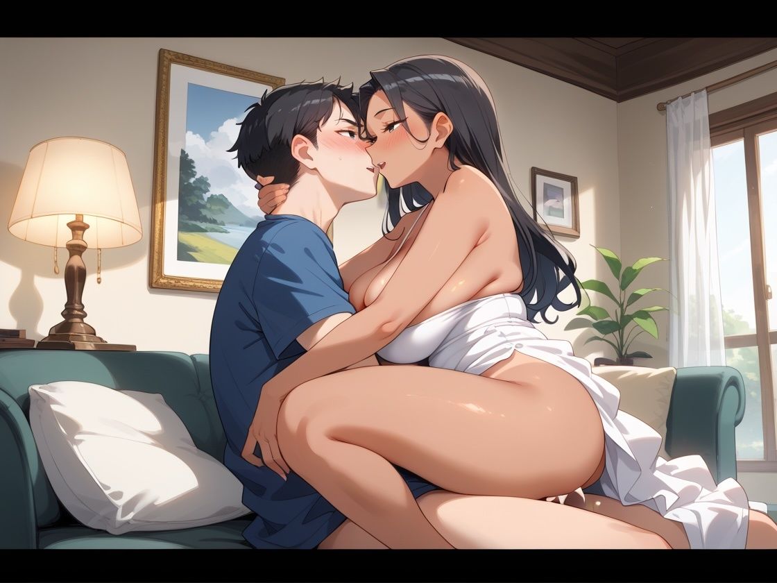 褐色人妻 サンプル9ページ目
