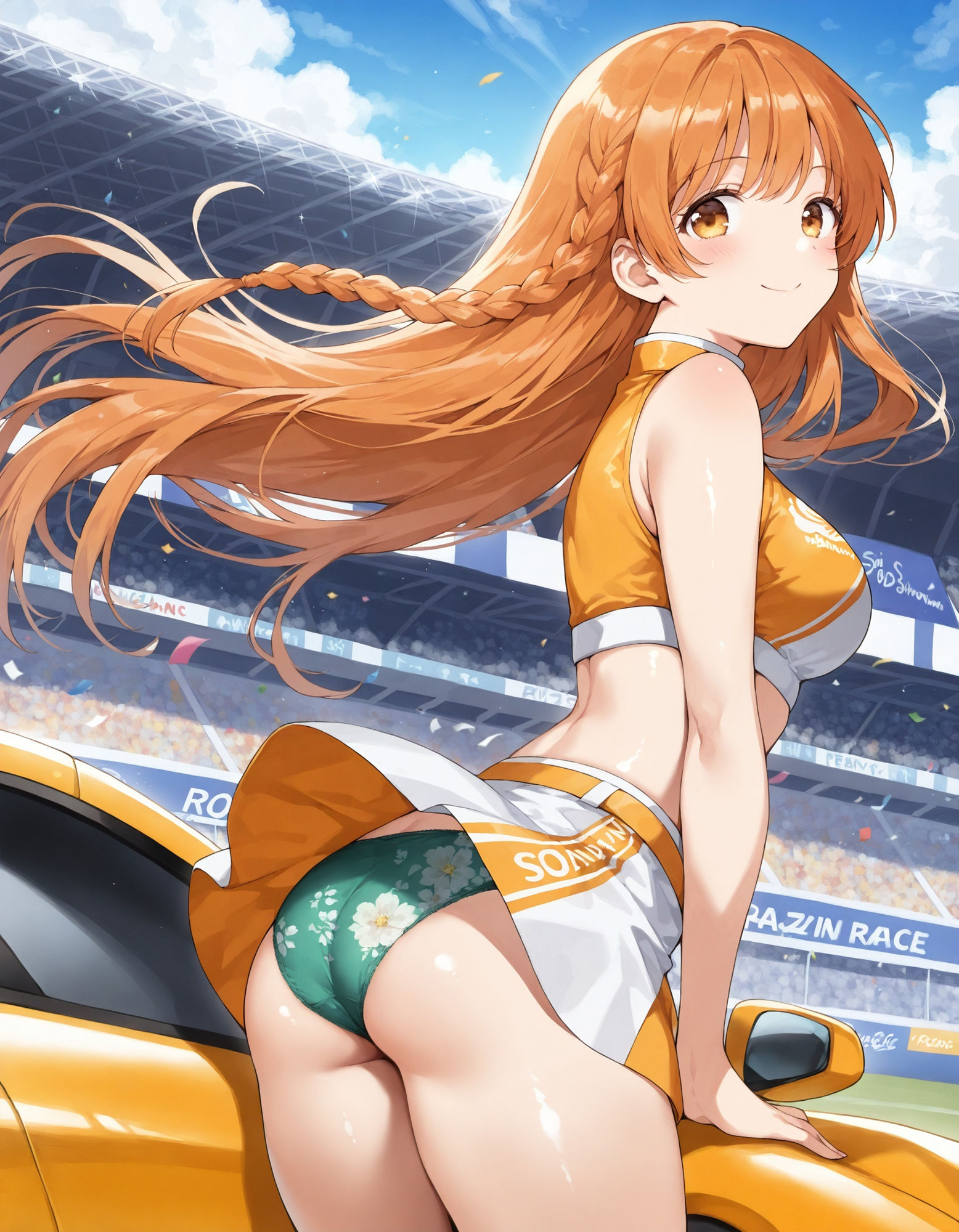 レースクイーンのパンチラ サンプル4ページ目