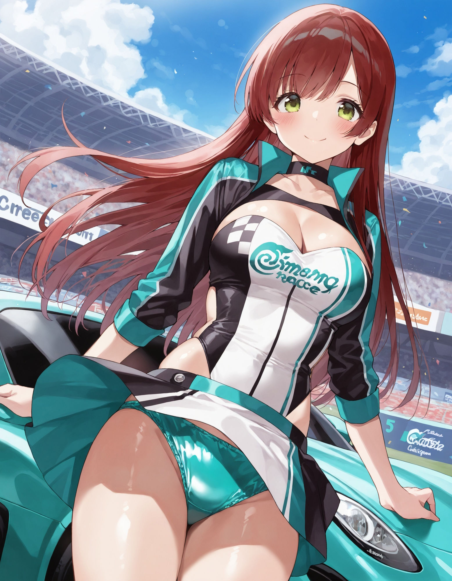 レースクイーンのパンチラ サンプル5ページ目
