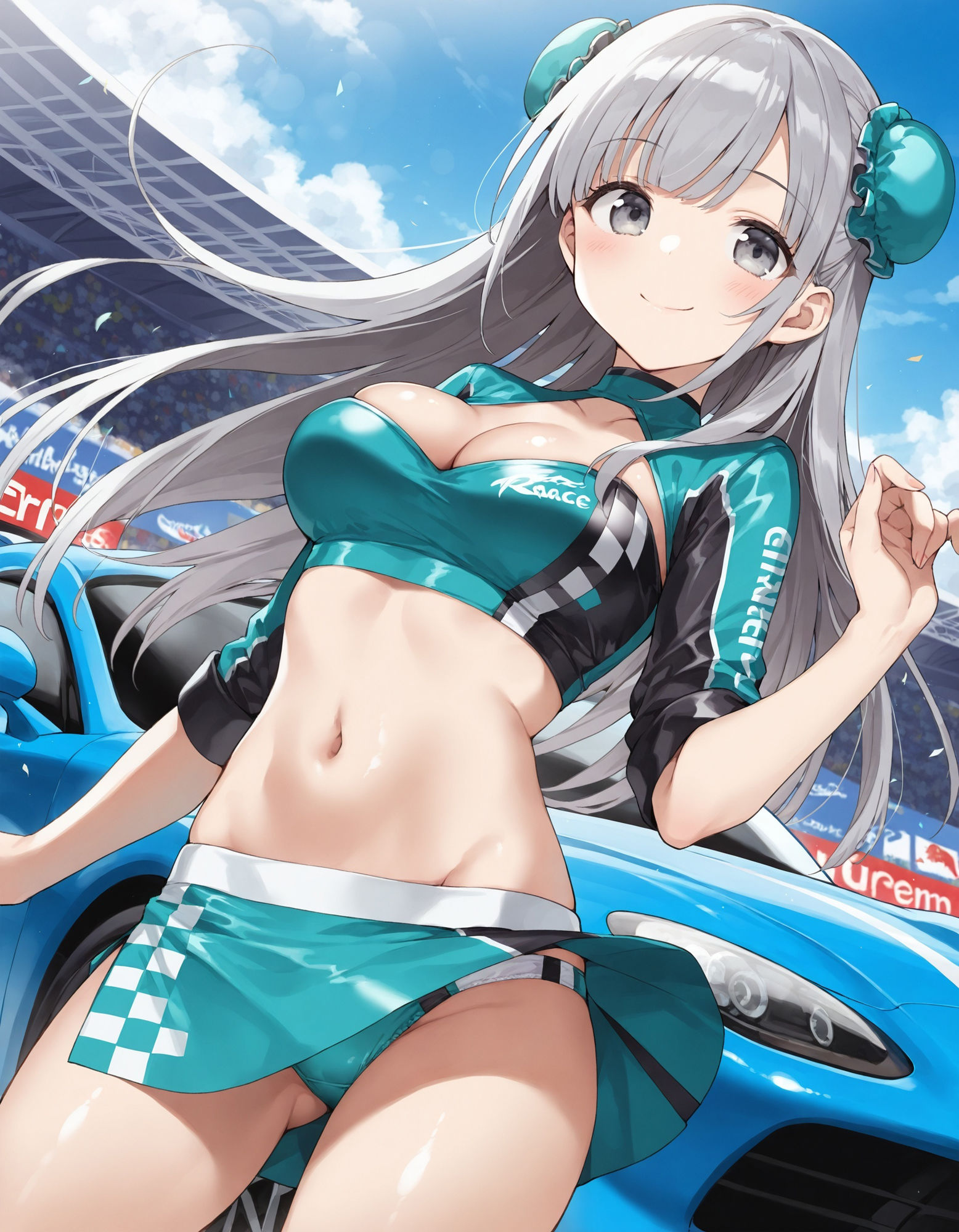 レースクイーンのパンチラ サンプル7ページ目