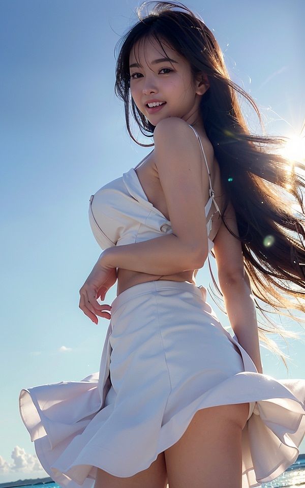 ブサカワ女子達を海に誘ってみた！？ サンプル3ページ目