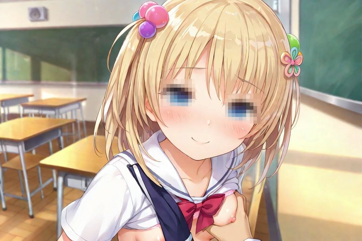放課後の教室で  触れ合う2人 サンプル3ページ目