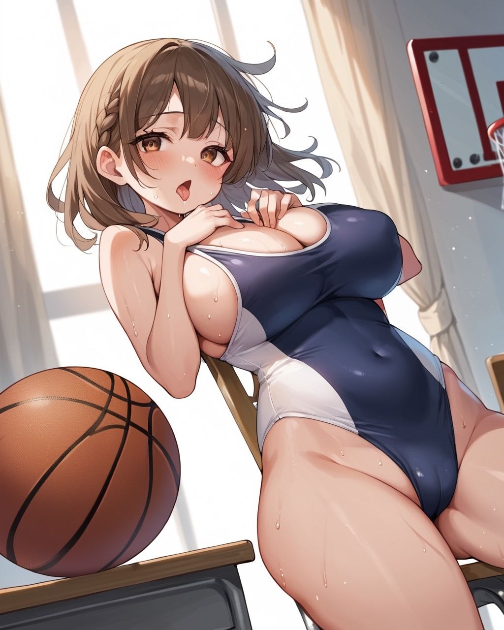 清楚系が脱いだら爆乳くそビッチだった サンプル7ページ目