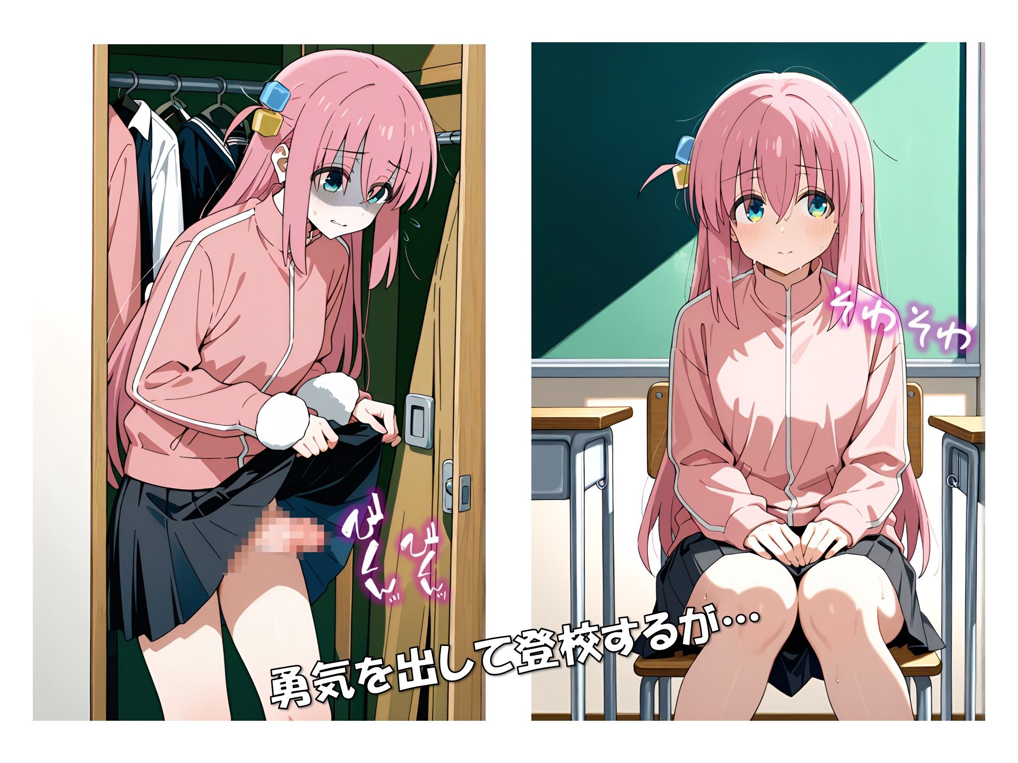 ぼっき・ざ・ろっく！ 〜ぼっ〇ちゃんのふたなりエッチ〜 サンプル4ページ目