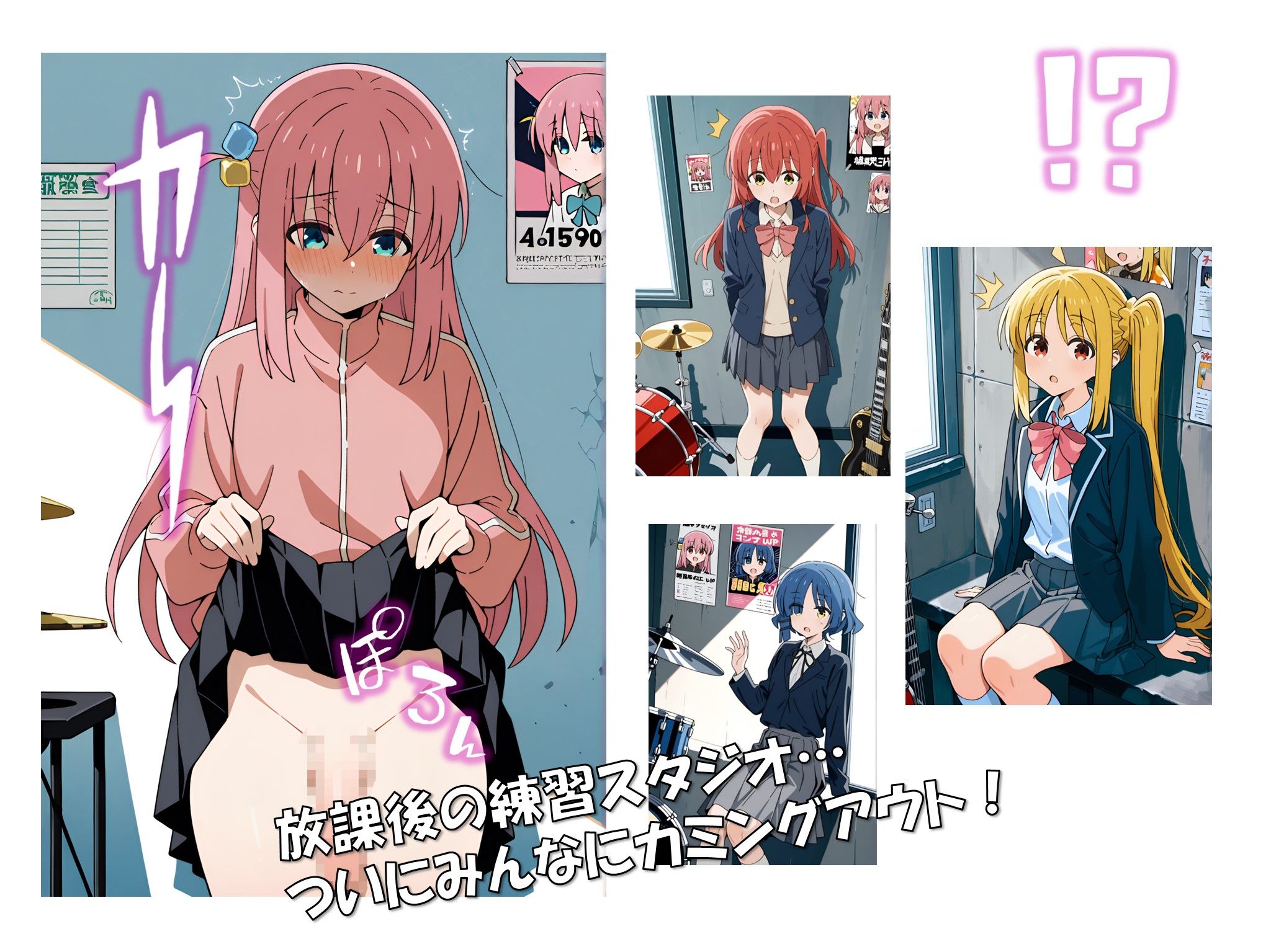 ぼっき・ざ・ろっく！ 〜ぼっ〇ちゃんのふたなりエッチ〜 サンプル7ページ目