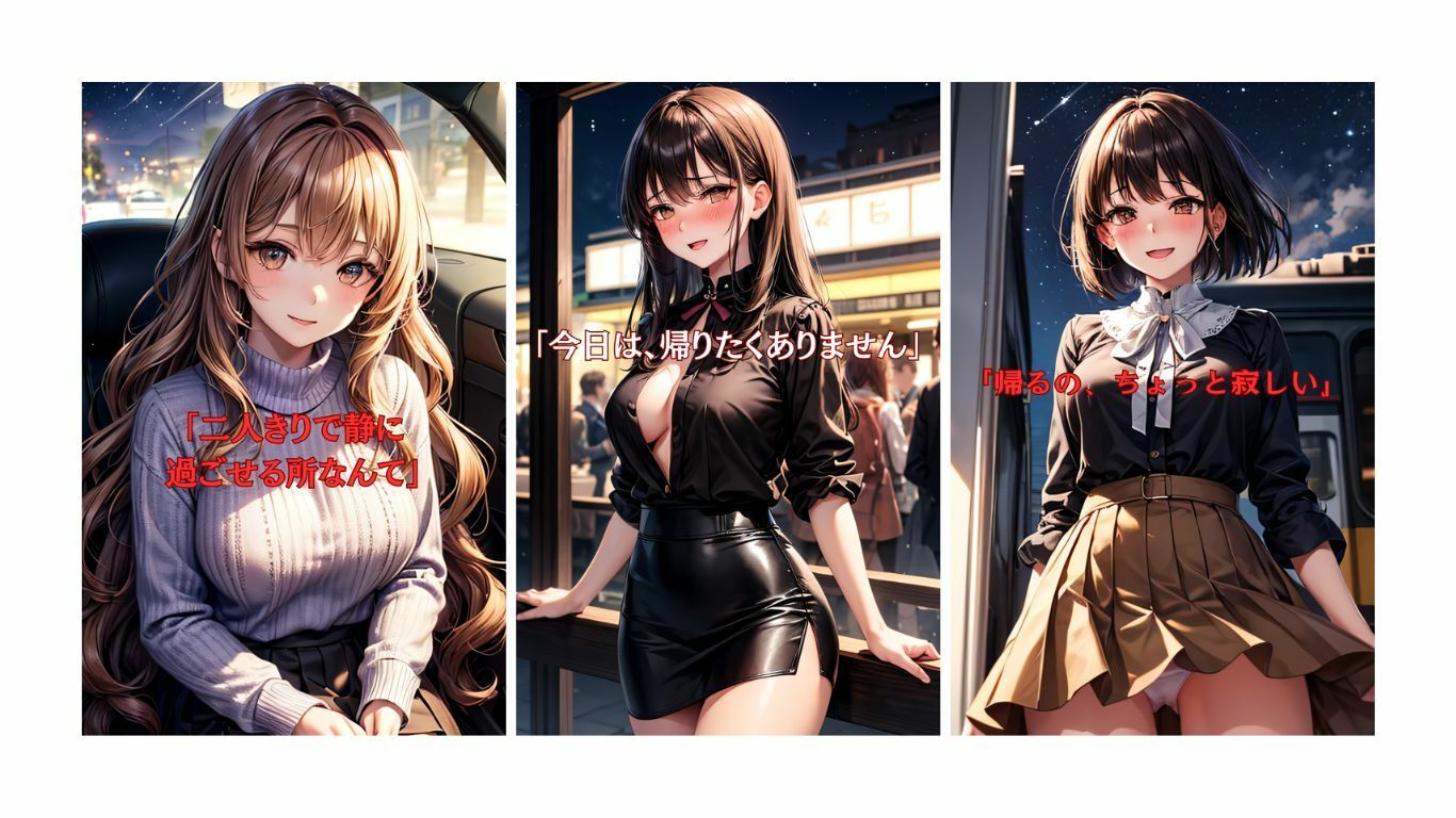 3人のお嬢様と初めてのデート  画像326枚 サンプル5ページ目