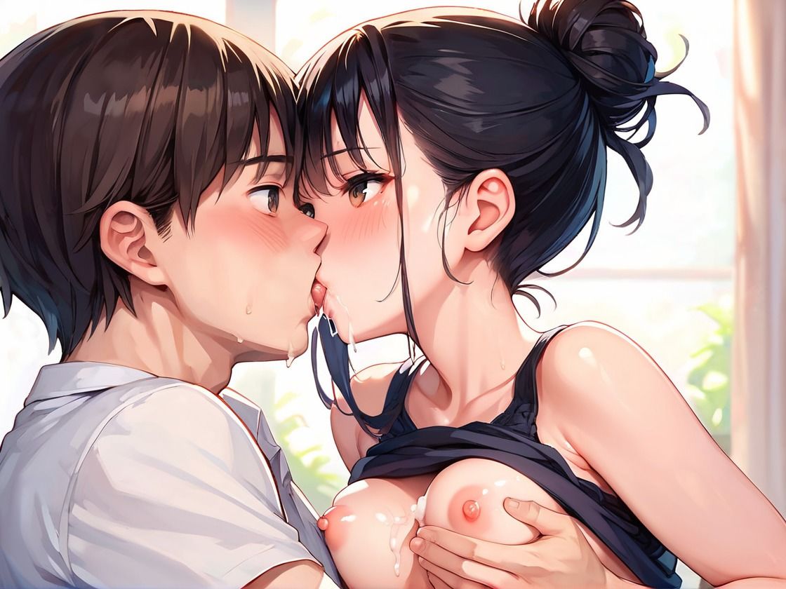 「お兄ちゃん一緒にお風呂入ろう！」可愛い巨乳の妹と一緒に入浴 サンプル4ページ目