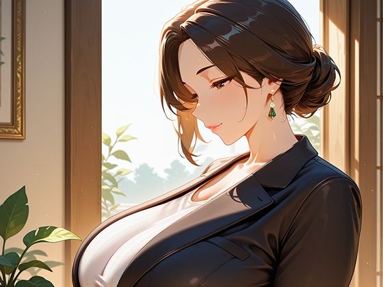 人妻NTR 爆乳人妻を絶倫後輩と2人きりにしたら寝取られて淫乱痴女にされてしまいました サンプル1ページ目