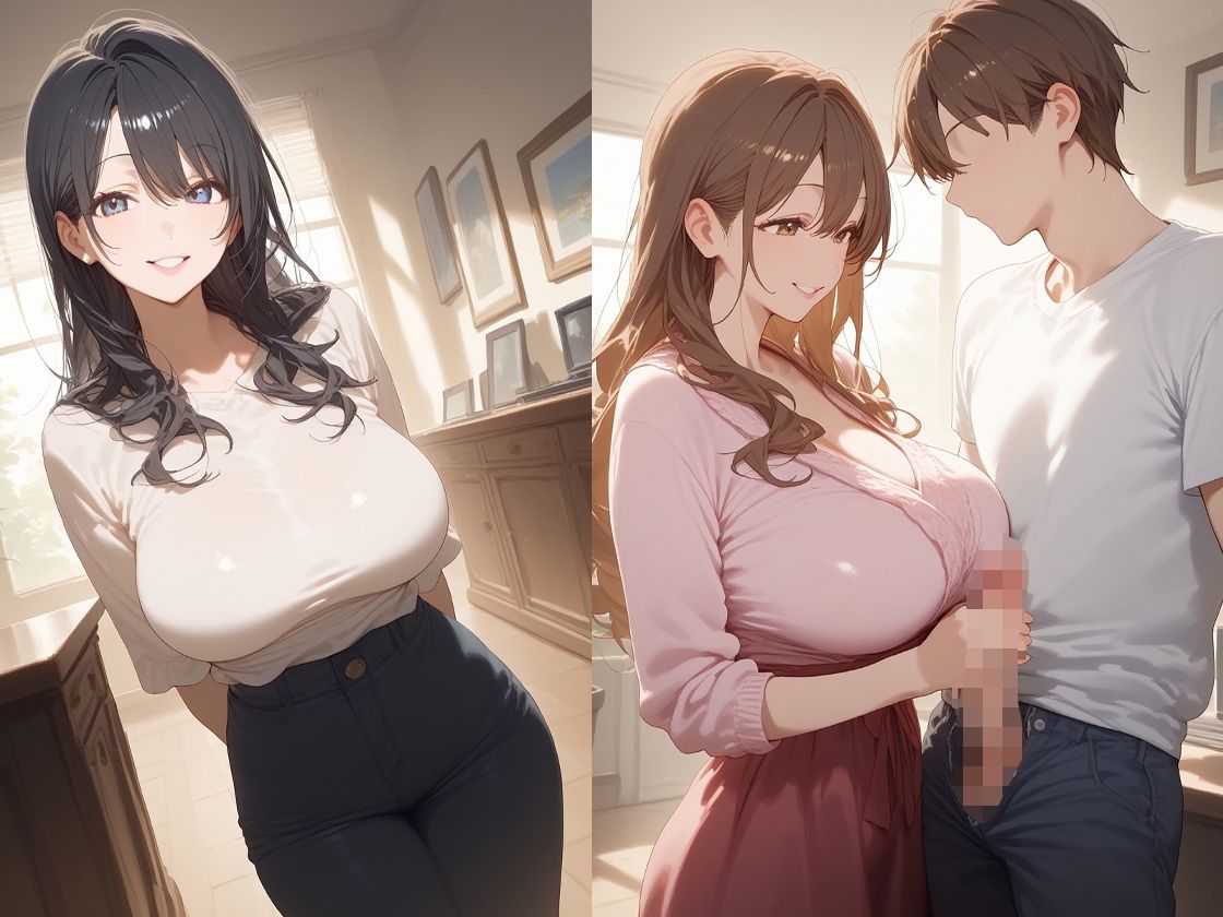 清楚なフリした巨乳人妻と濃厚不倫せっくす サンプル2ページ目