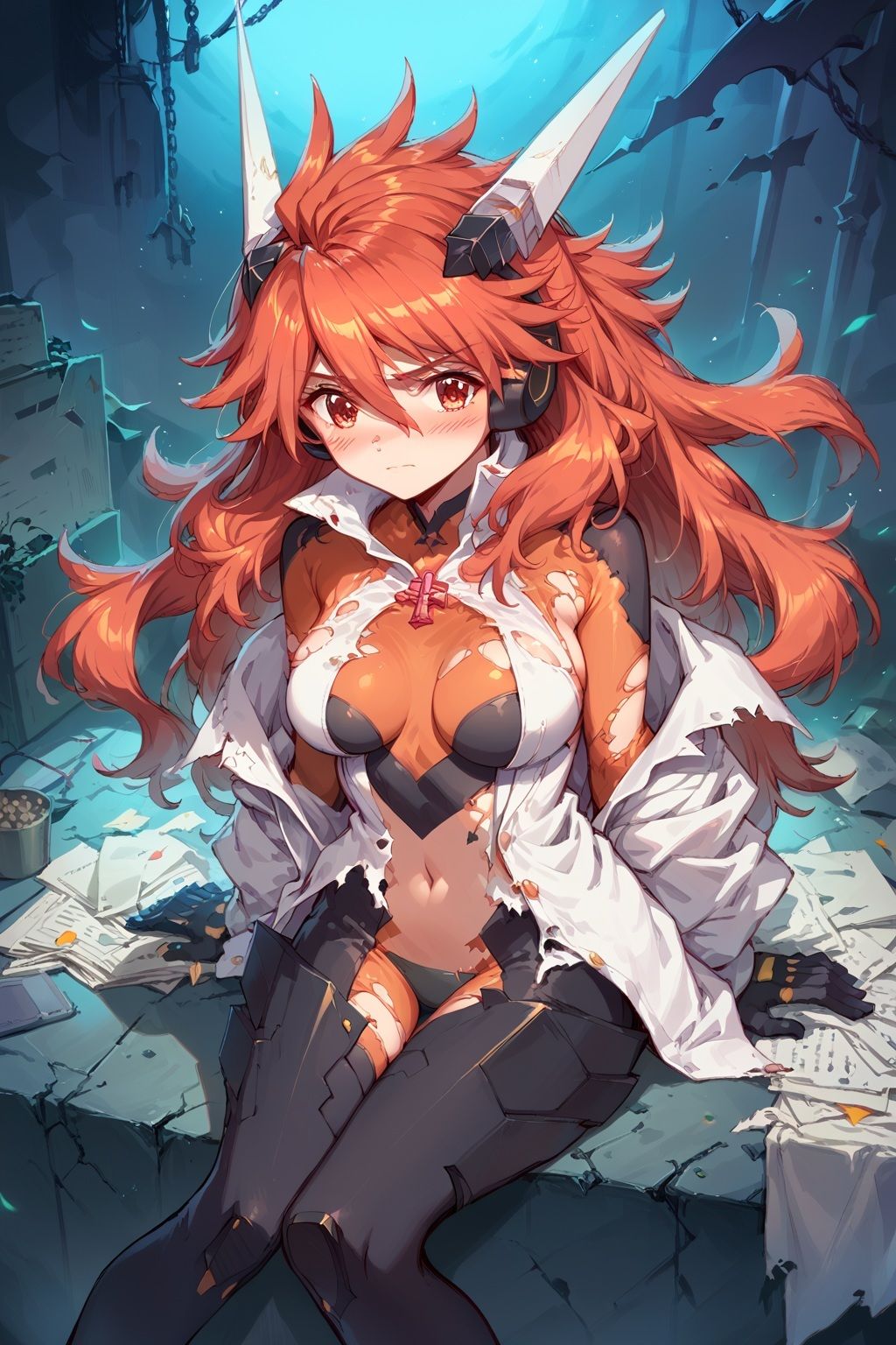 戦姫絶頂チンフォギア  天羽◆処女喪失編 サンプル3ページ目