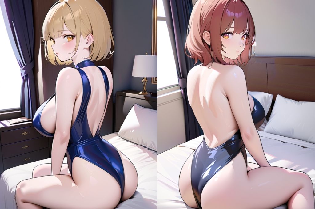 お尻と背中がセクシーなお姉さん サンプル3ページ目